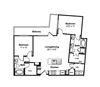 B11 web floor plan B11 web floor plan at Windsor Fitzhugh, 4926 Mission Avenue, Dallas